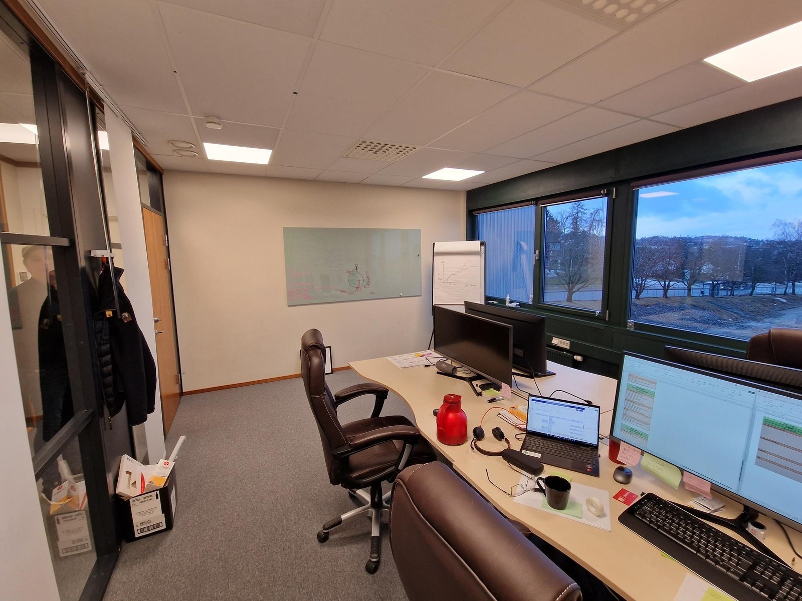 Stort kontor Galleribilde