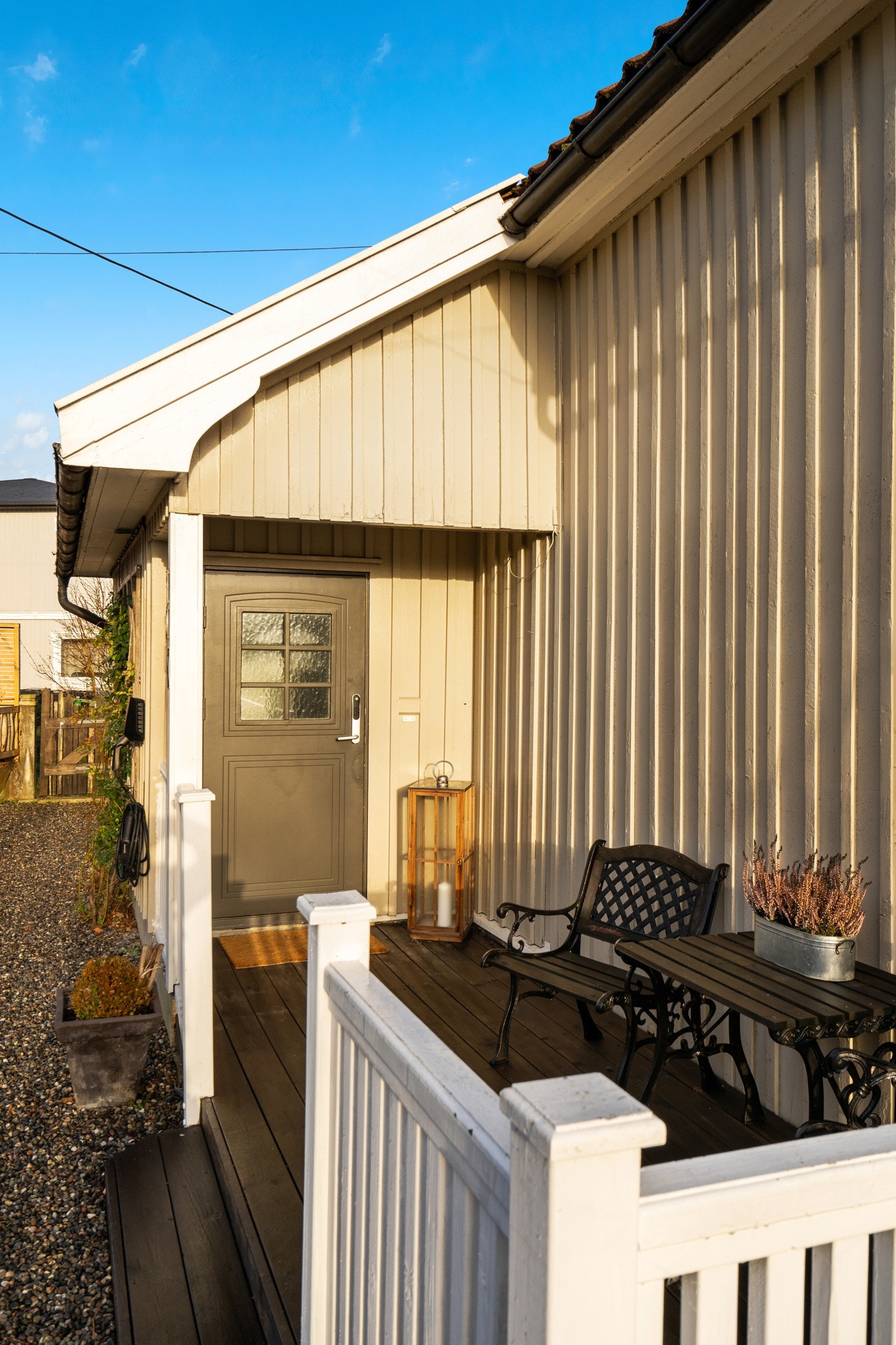 Boligens inngangsparti Galleribilde