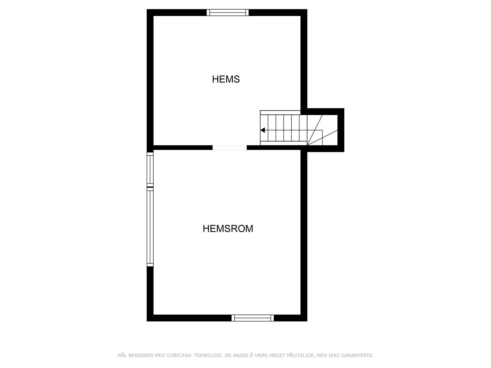 Plantegning hems Galleribilde