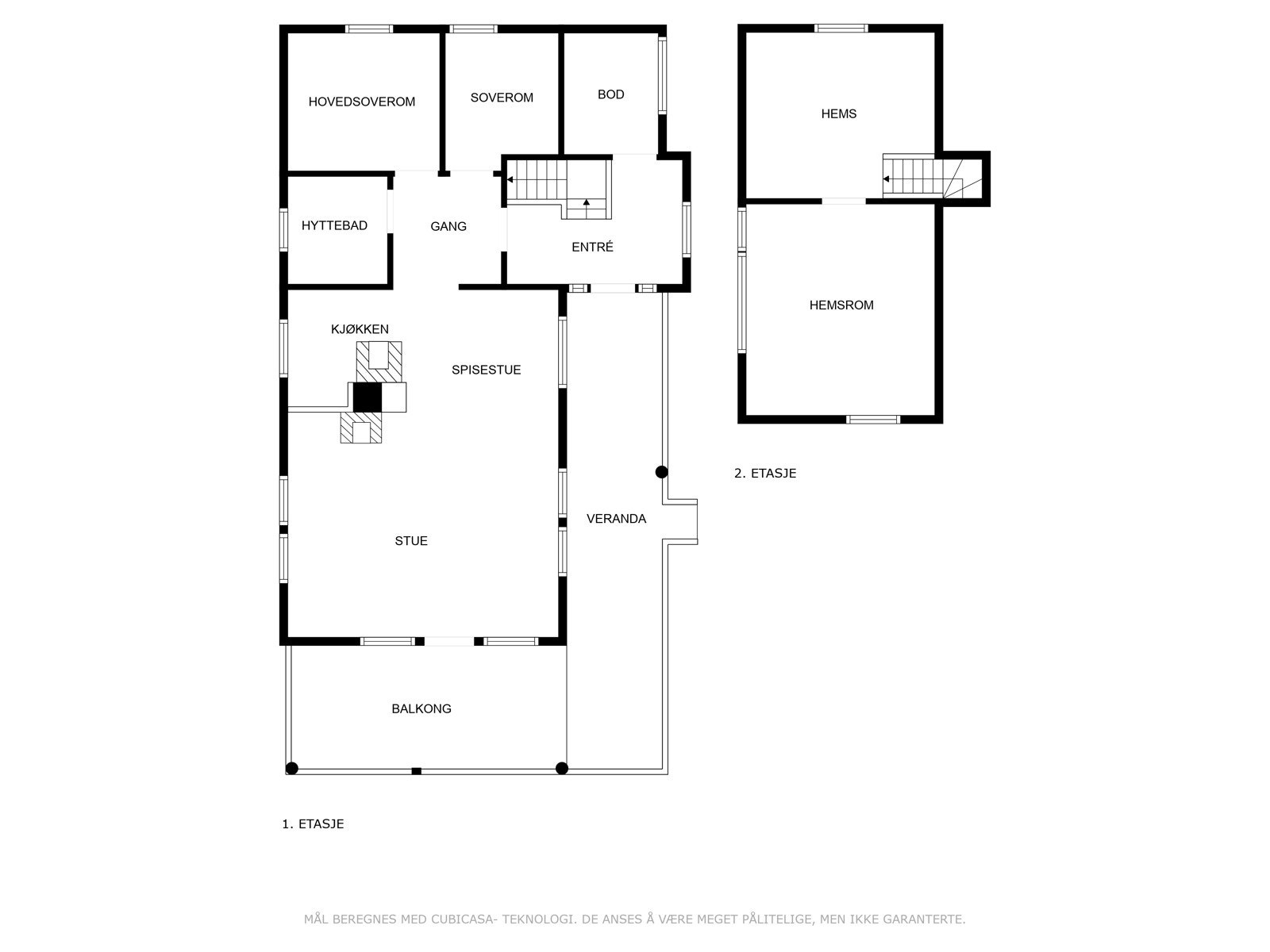 Plantegning samlet Galleribilde