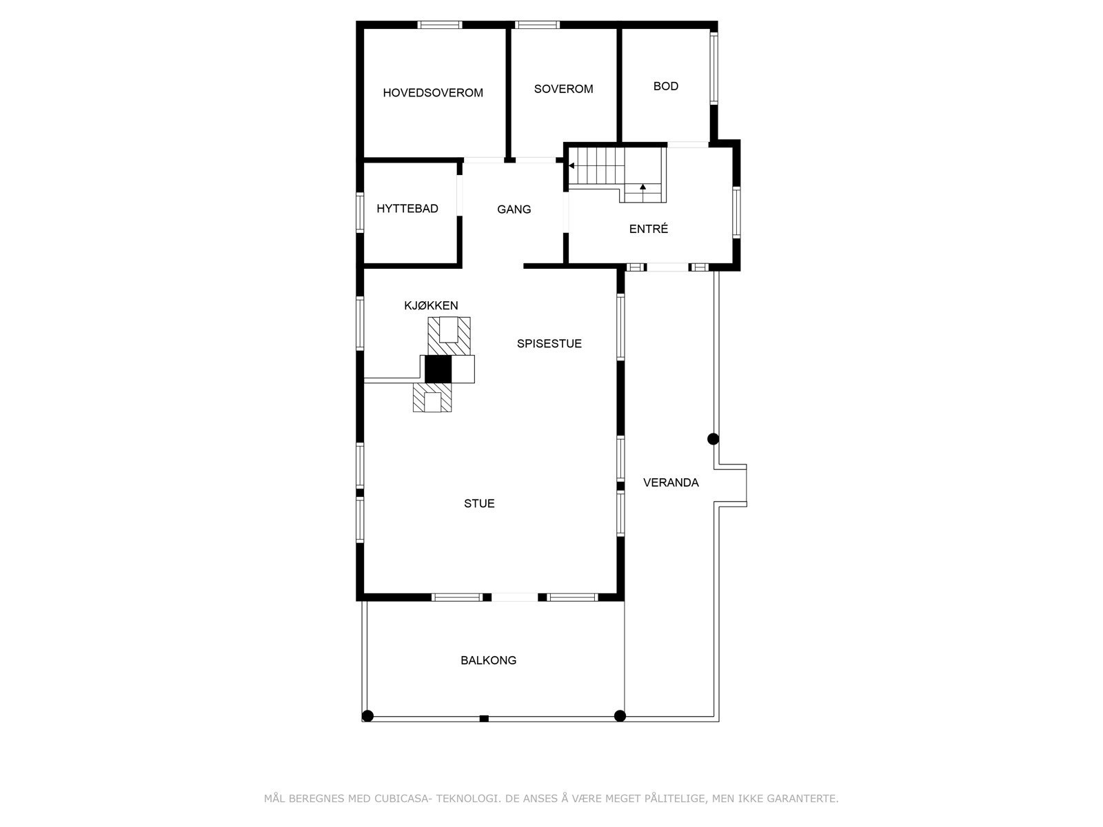 Plantegning Galleribilde