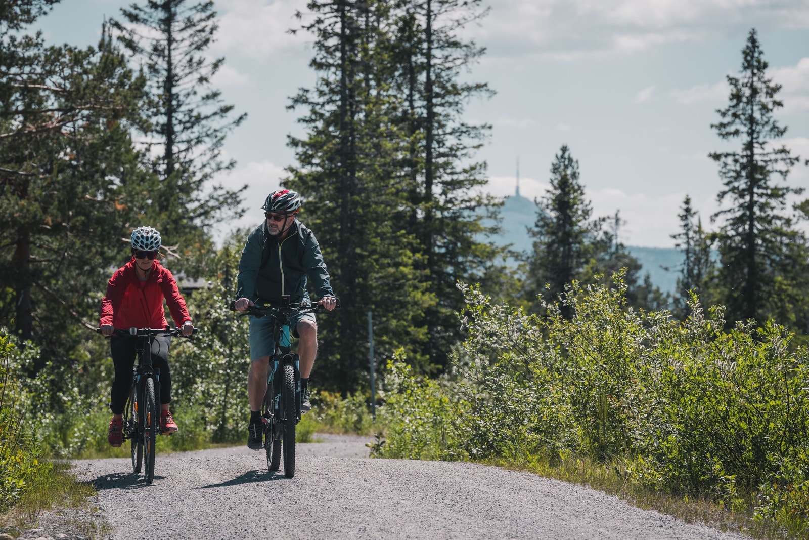 Det er idylliske grusveier å sykle på for hele familien Galleribilde