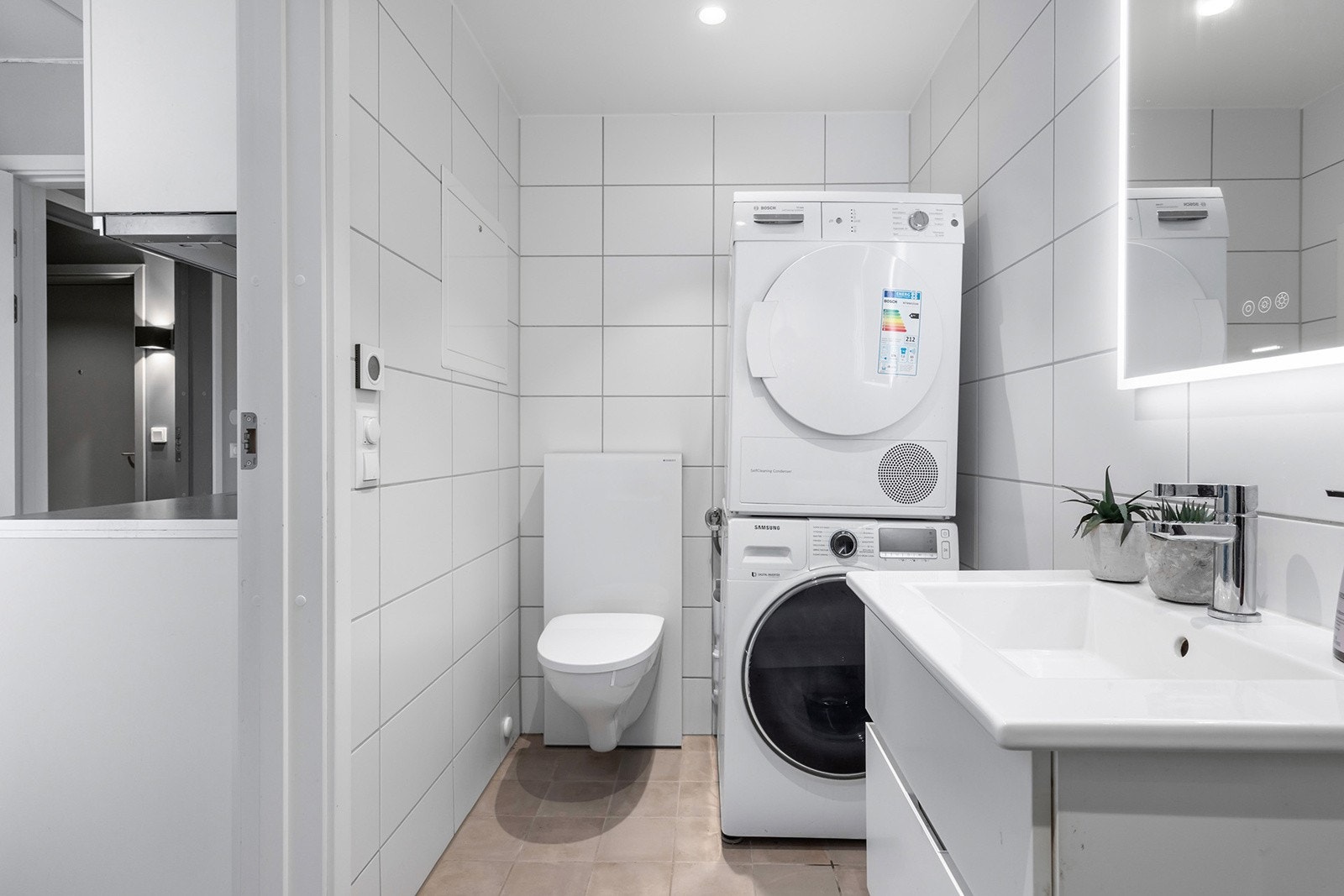 Opplegg til vaskemaskin. Galleribilde