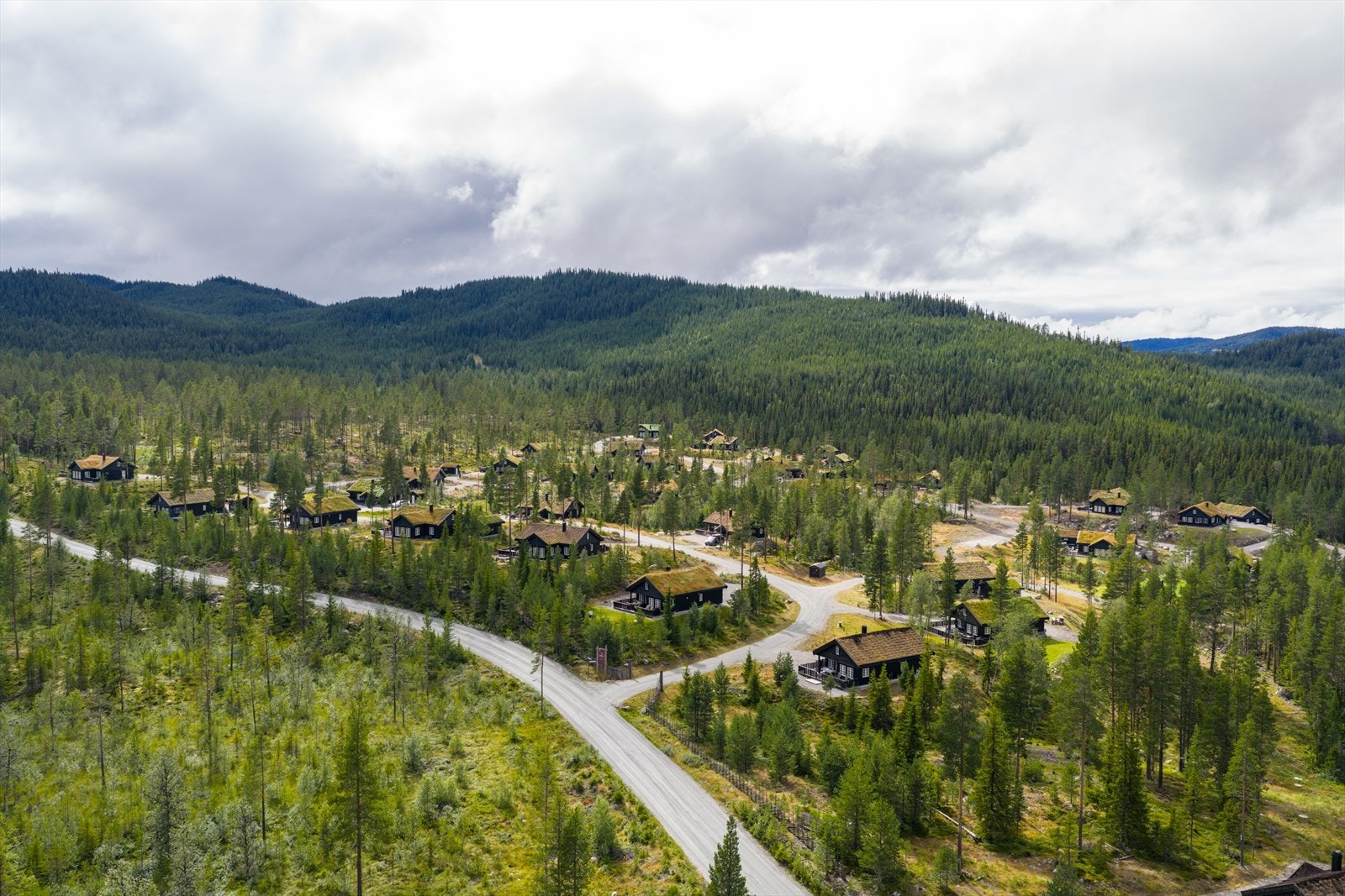 Hytta har ski inn/ski til langrennsløypene som går rett på andre siden av veien. Galleribilde