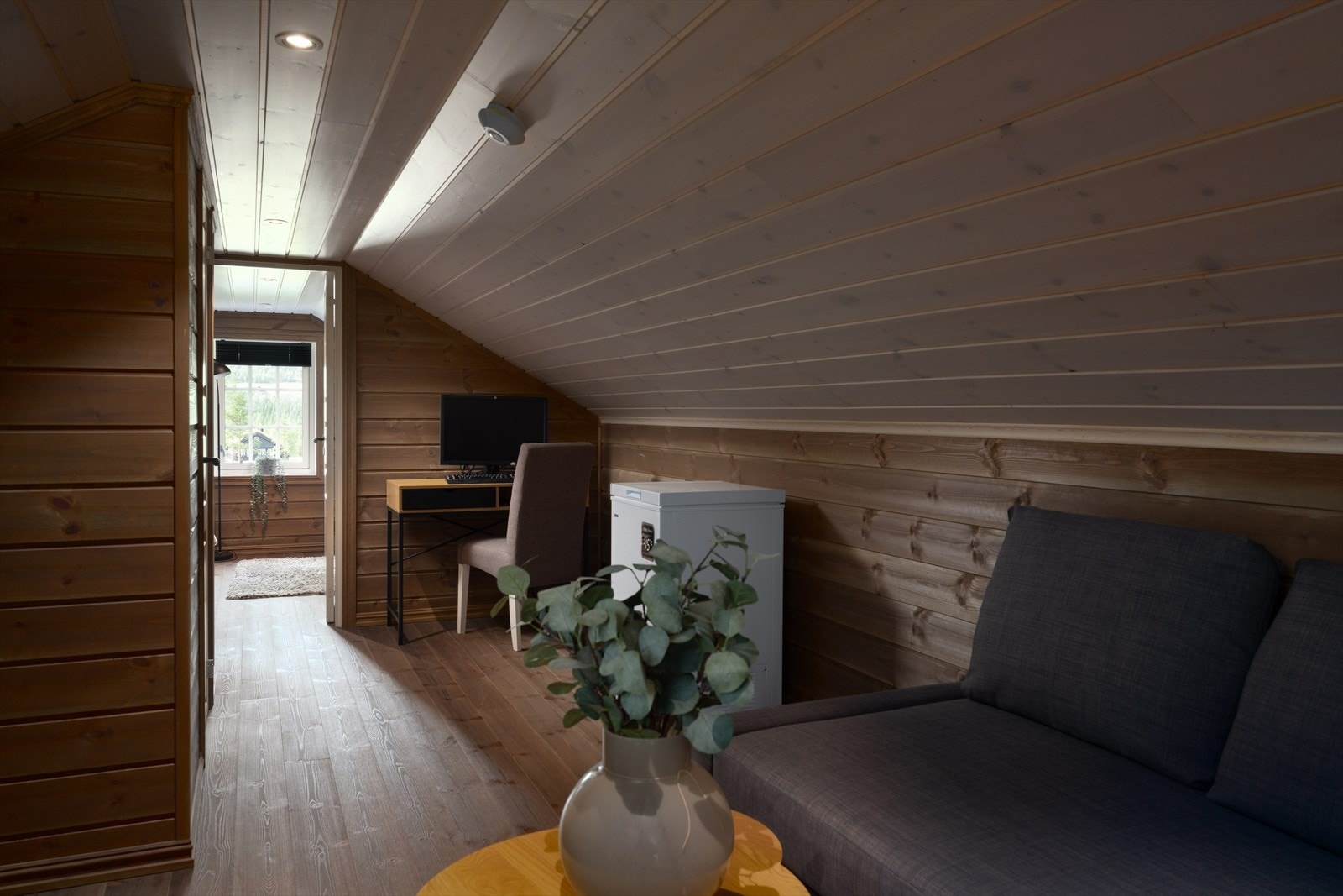 Det er også etablert lagringsplass i knevegger. Galleribilde