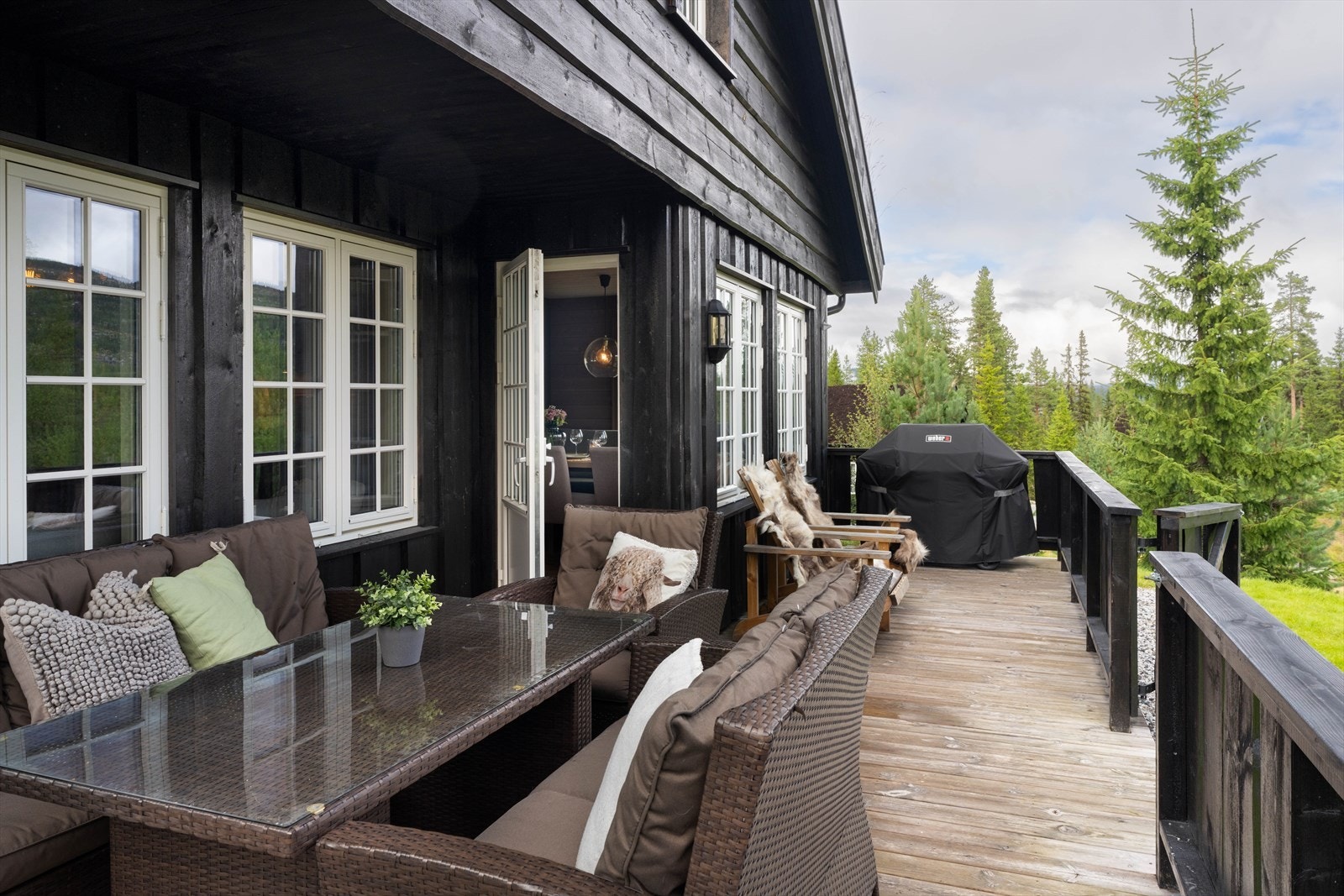 Stor terrasse på 29 m². Galleribilde