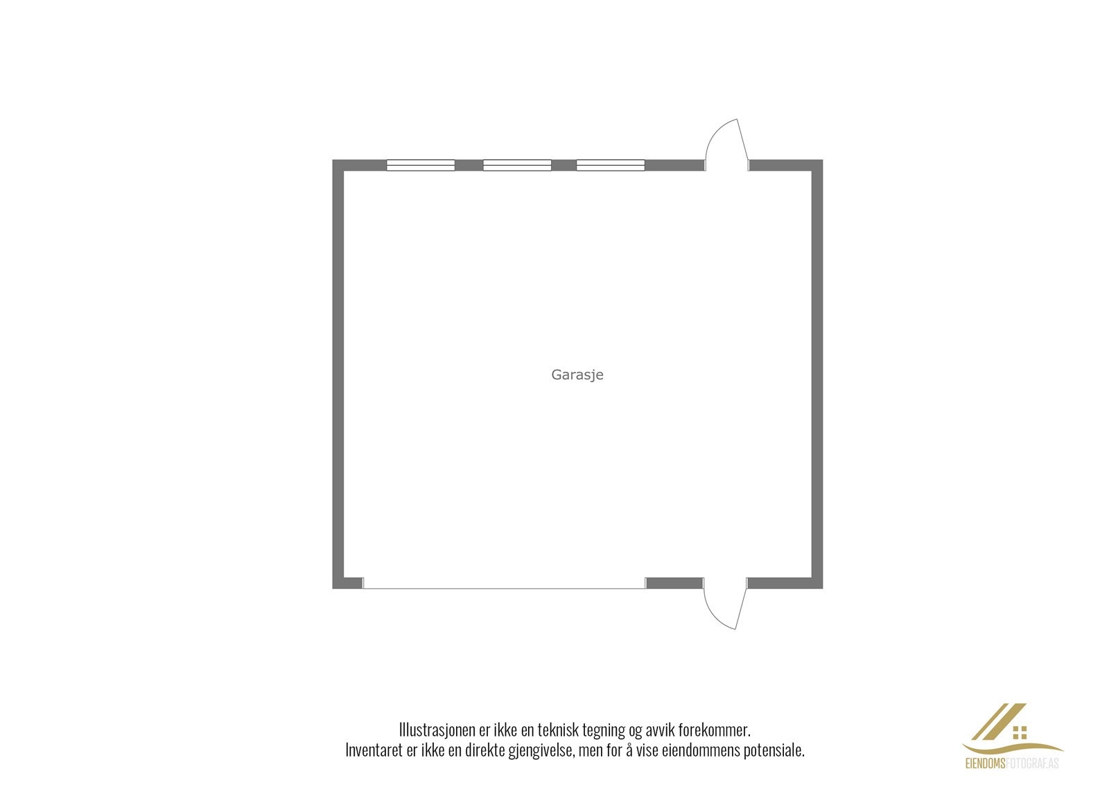 Plantegning 1. etasje etasje. Galleribilde