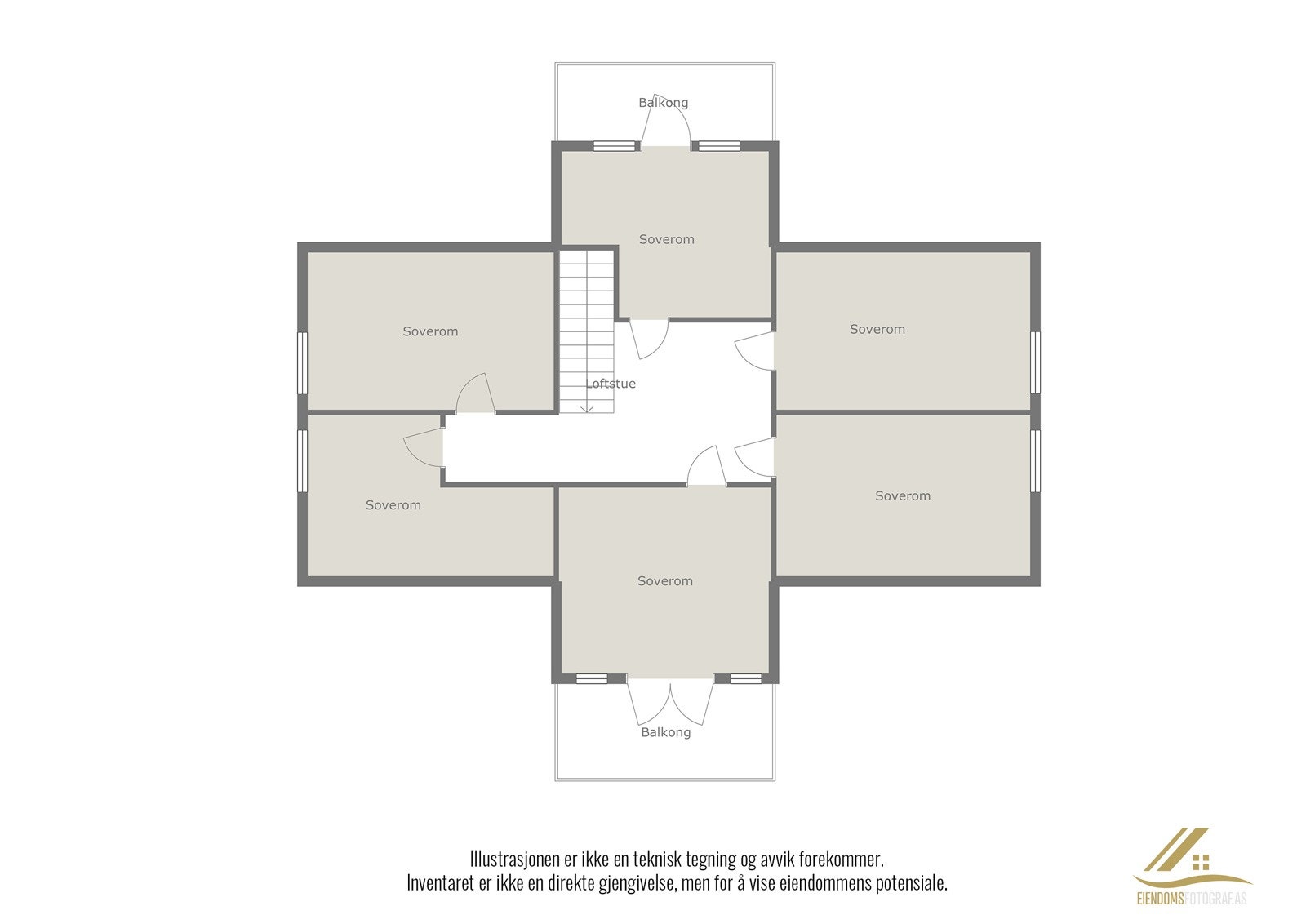 Plantegning 2. etasje. Galleribilde