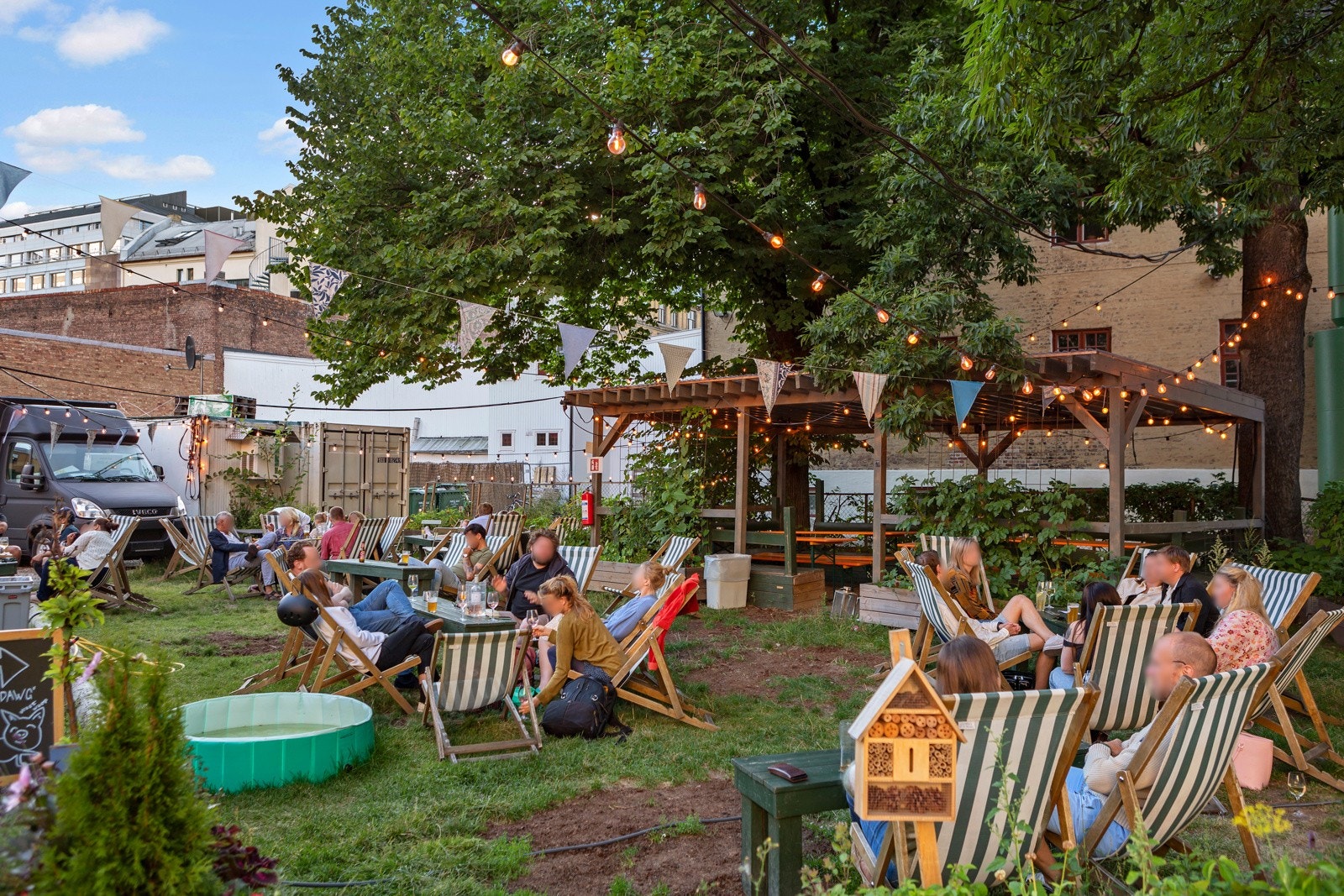 Prindsen hage Beer garten Galleribilde