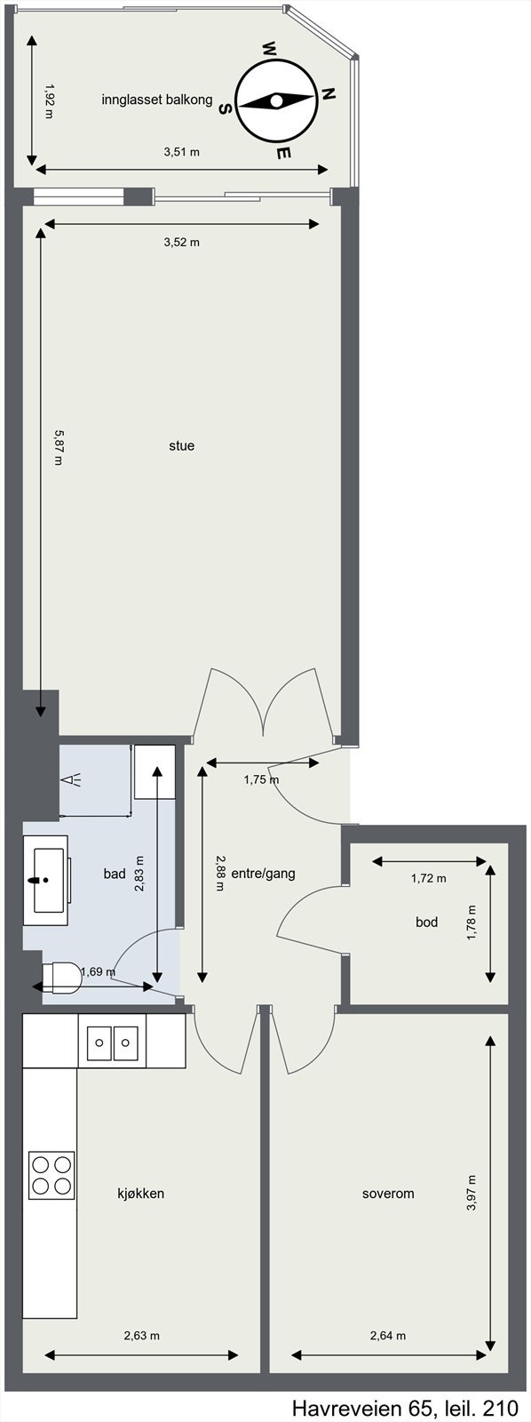 Plantegning. Galleribilde