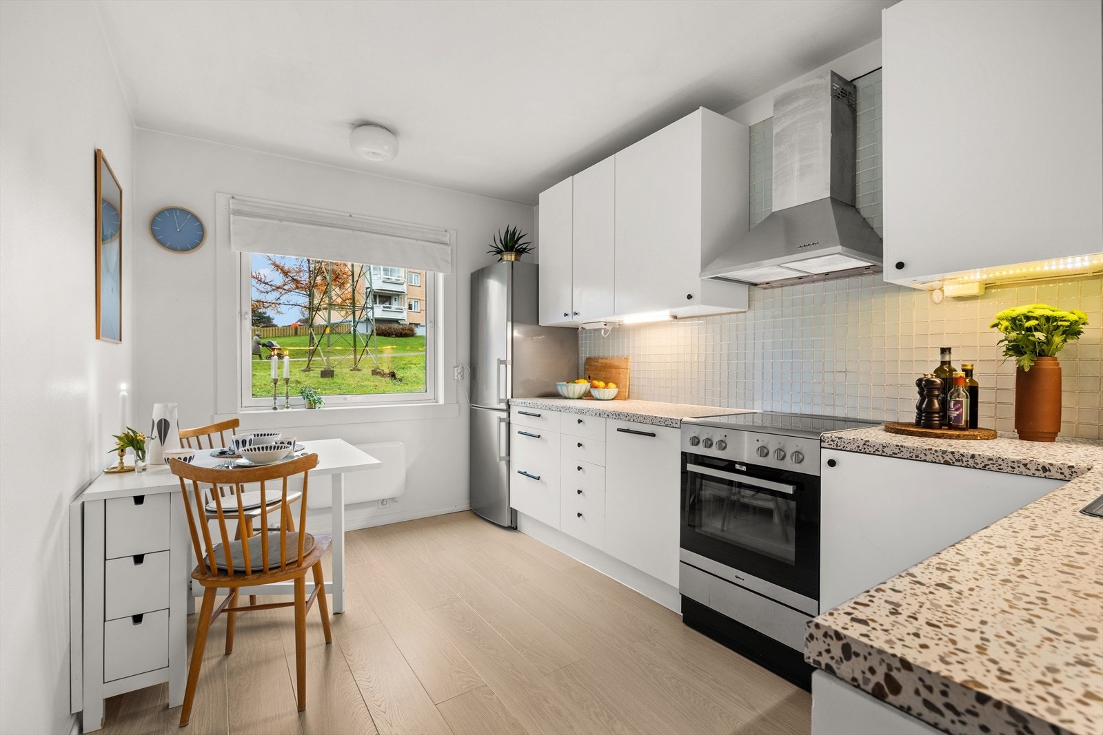 Leiligheten har en god planløsning med separat kjøkken av god størrelse. Galleribilde