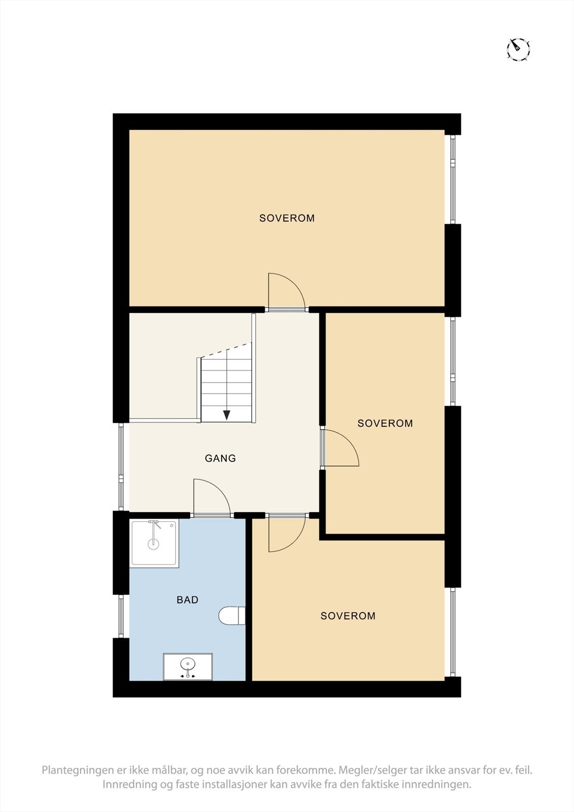 Plantegning 2. etasje. Galleribilde