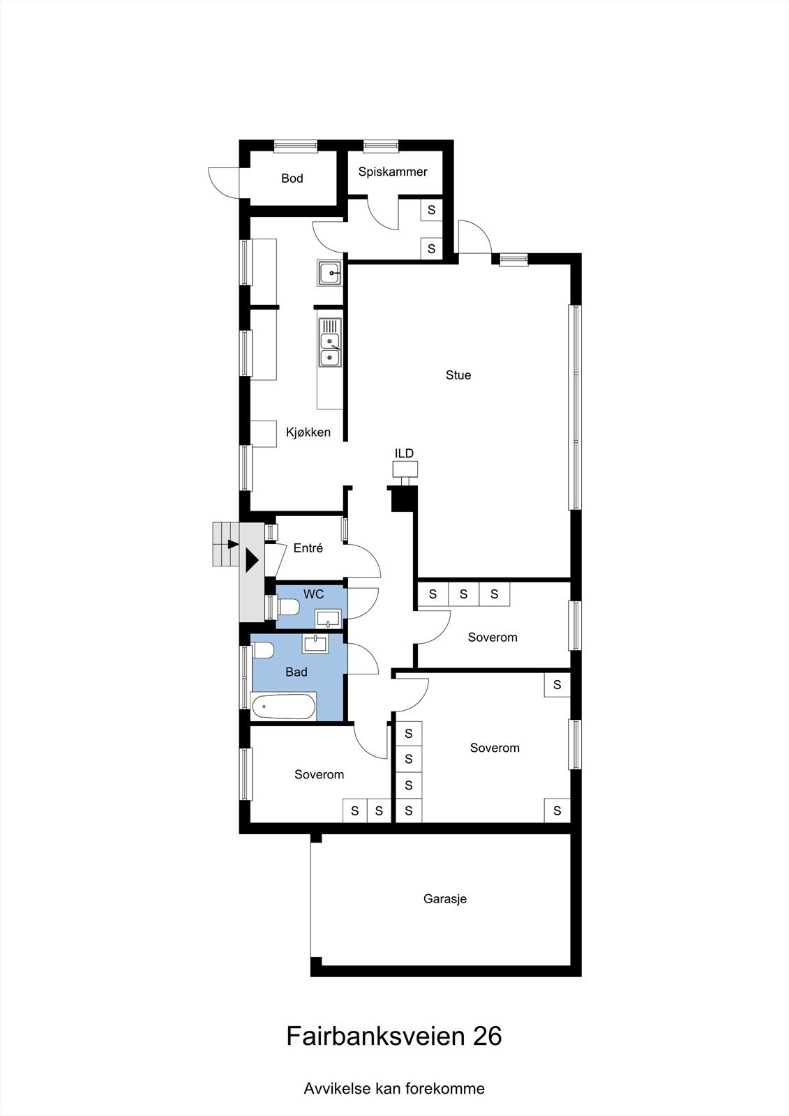 Planskisse. Galleribilde