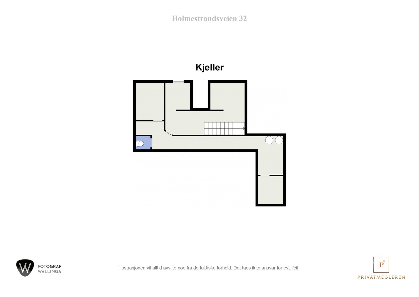 Plantegning kjeller Galleribilde