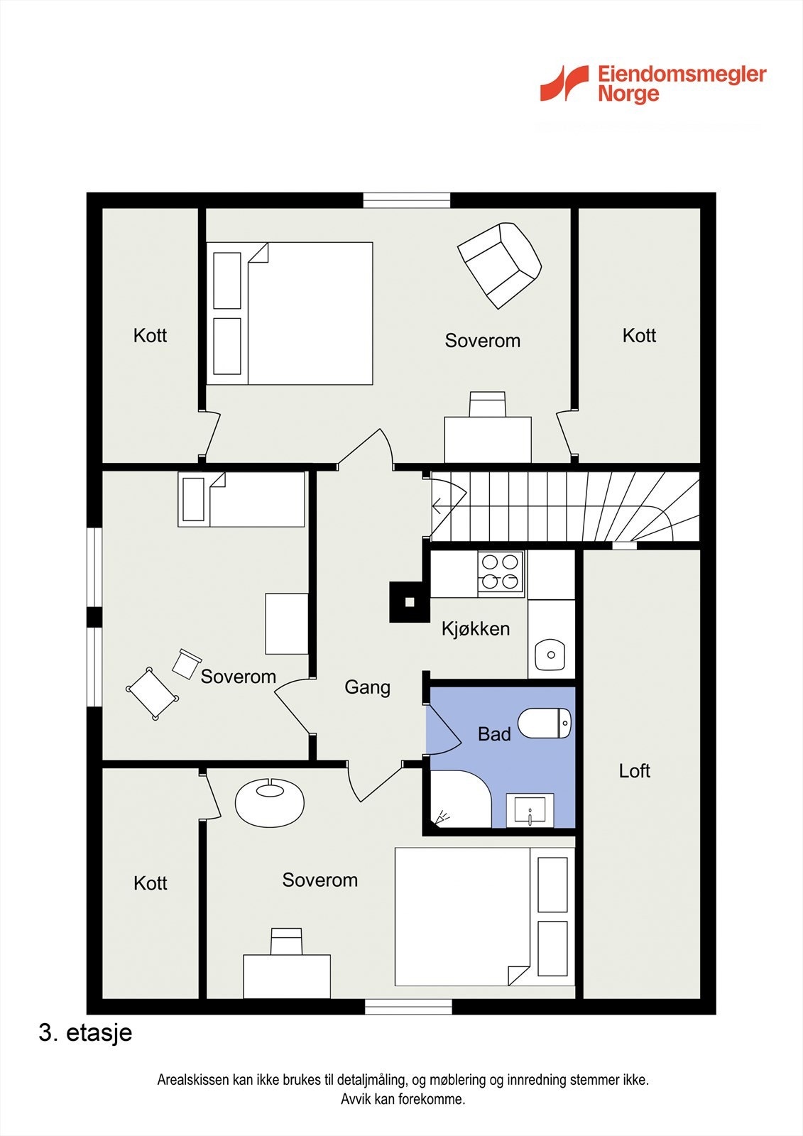 Planteikning loft Galleribilde