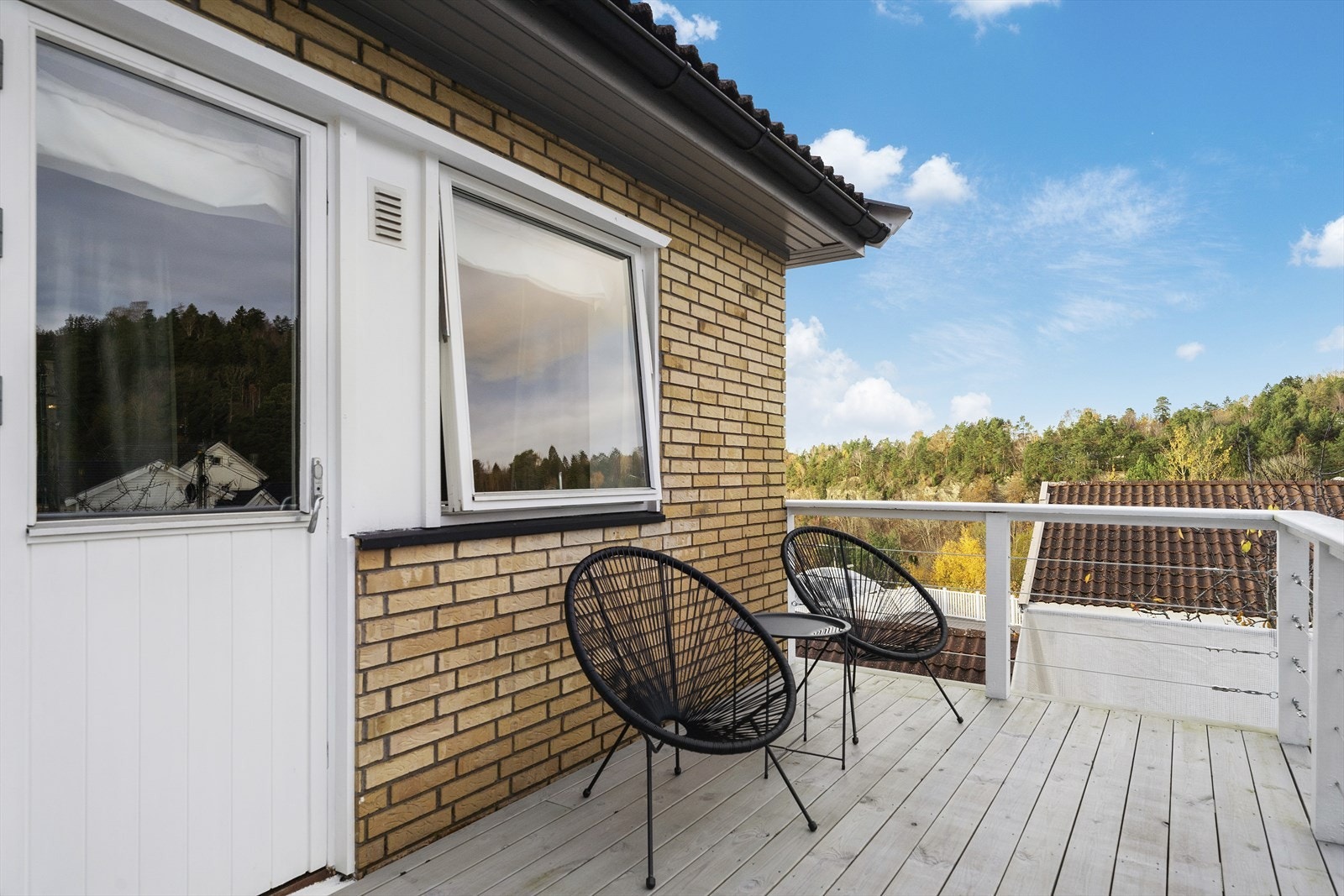 Balkong med utgang fra hovedsoverommet Galleribilde