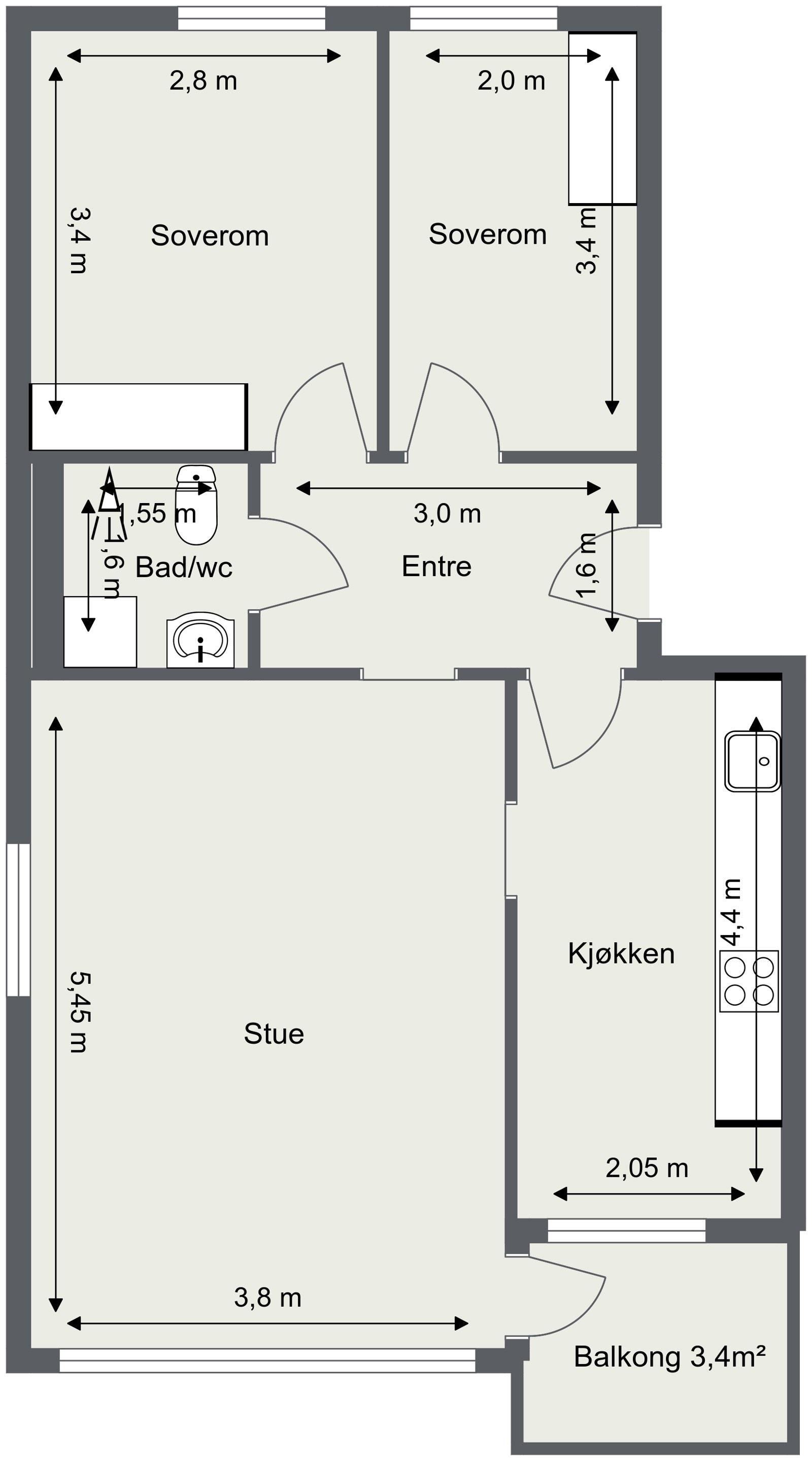 25273 - 2D - Grefsenveien 34 E - Image Galleribilde