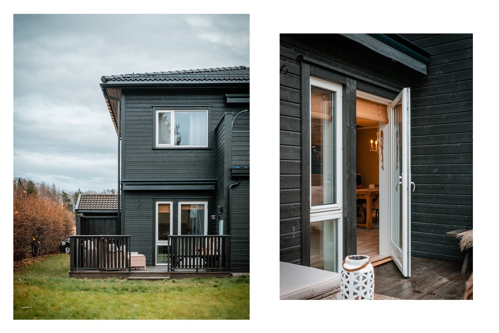 Verandaen er vendt slik at du får med deg solen fra midt på dagen og helt til den går ned Galleribilde