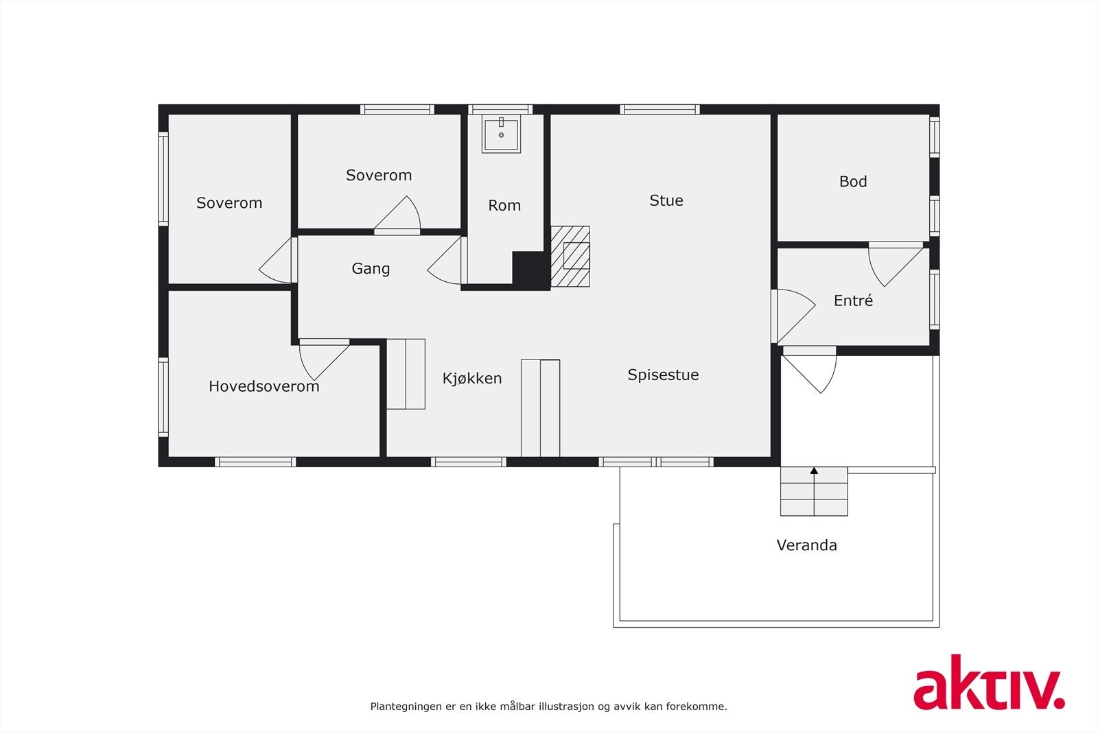 Plantegning Galleribilde