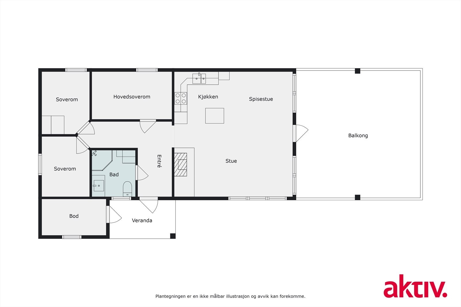 Plantegning Galleribilde