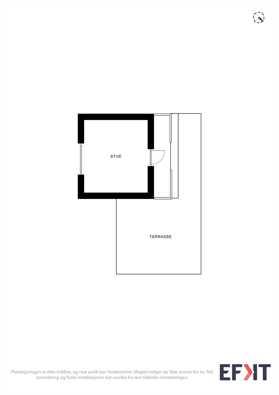 Plantegning anneks/stabbur. Galleribilde