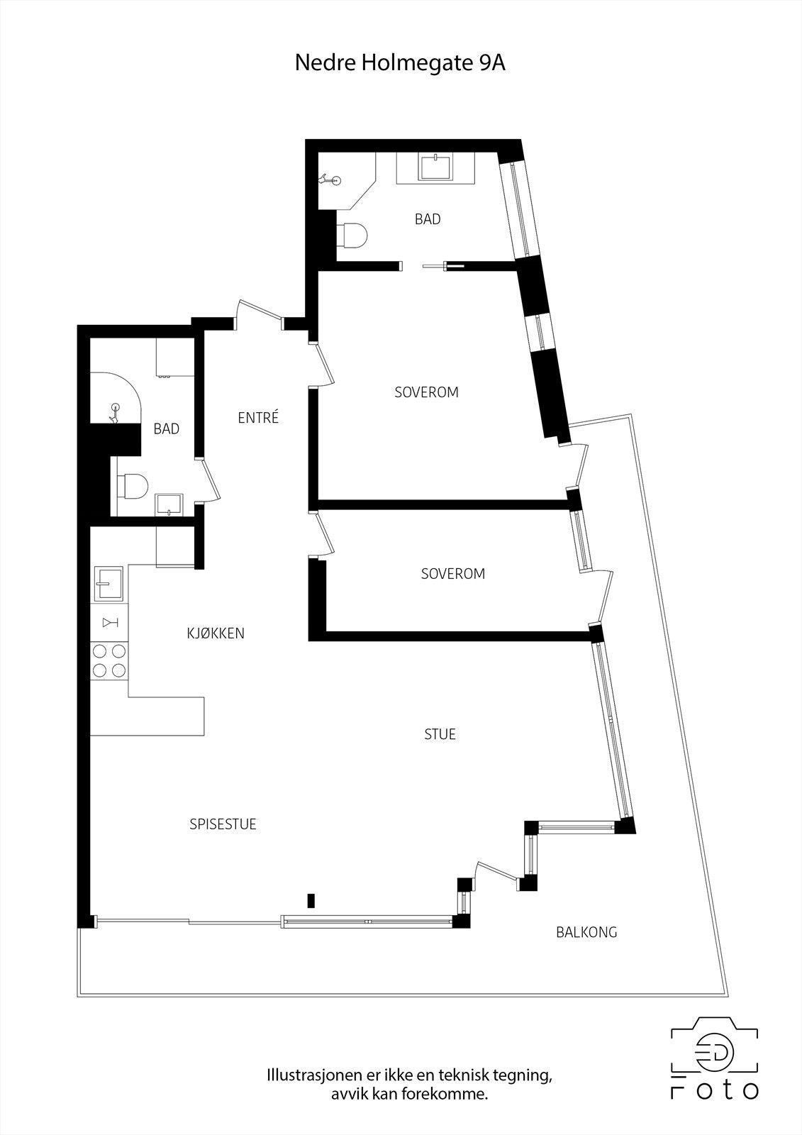 Plantegning Galleribilde