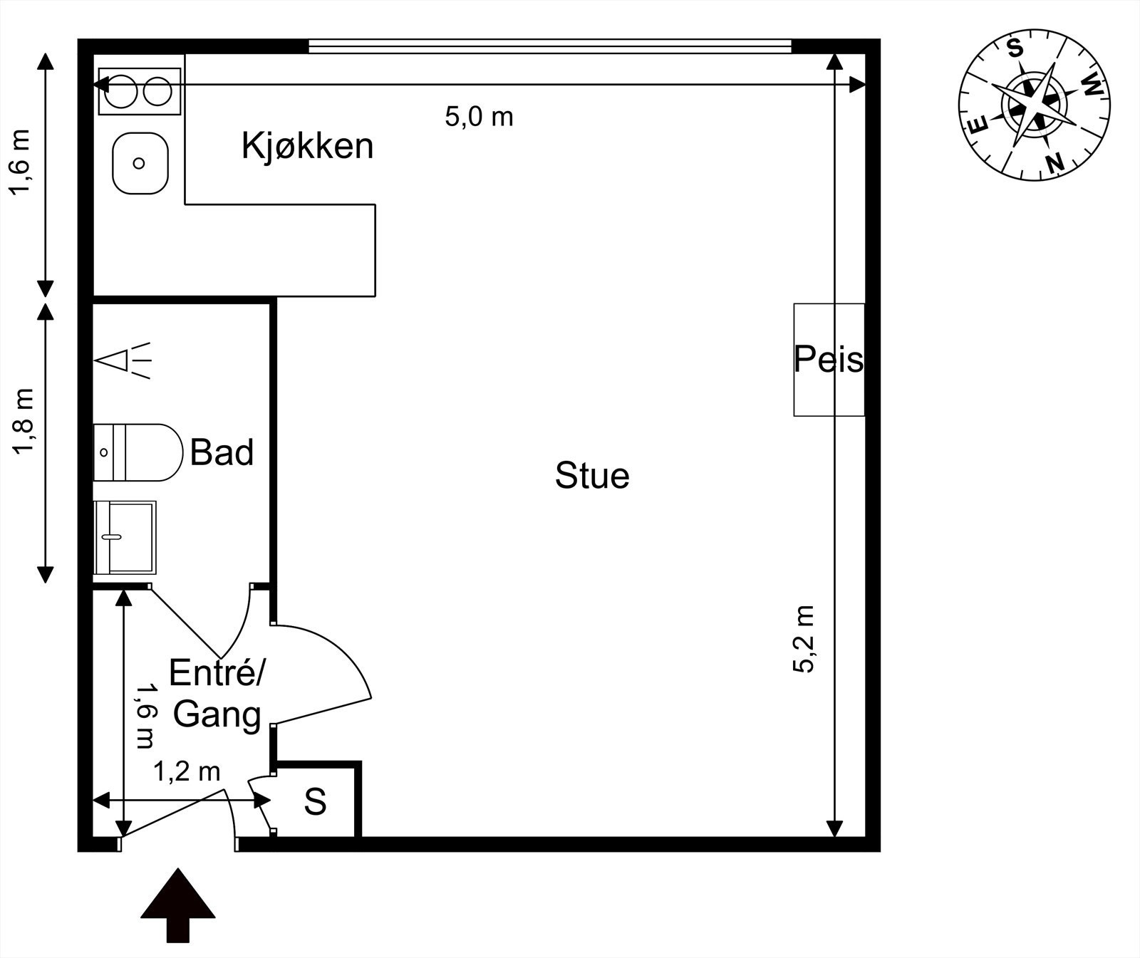 Plantegning Galleribilde