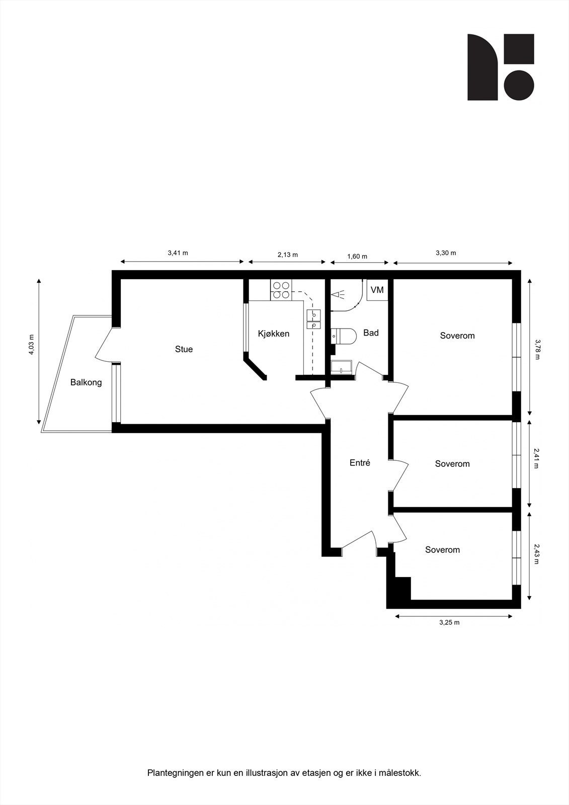 Plantegning Galleribilde