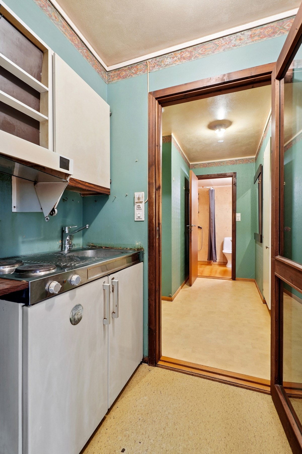 Leiligheten har en enkel og oversiktlig planløsning. Galleribilde