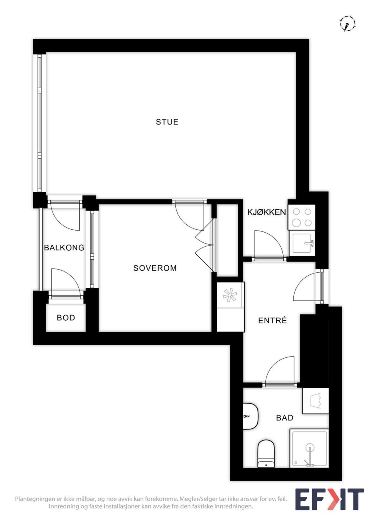 Plantegning Galleribilde