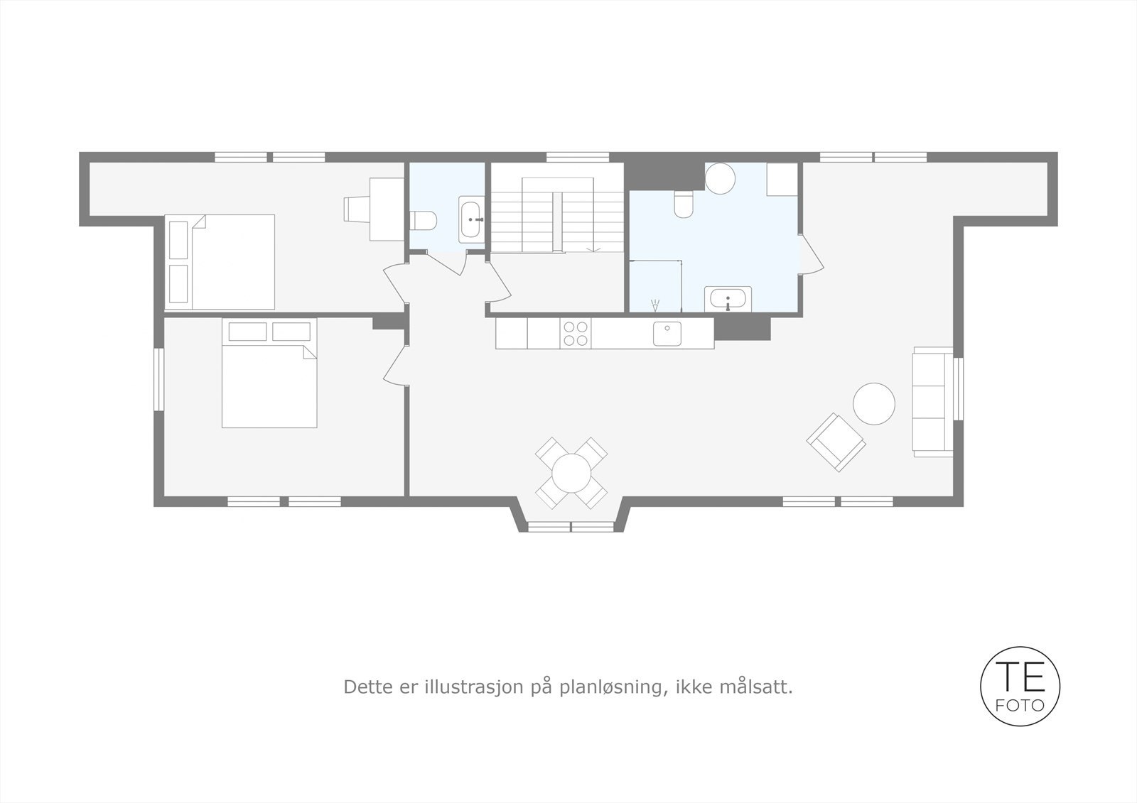 Plantegning. Galleribilde