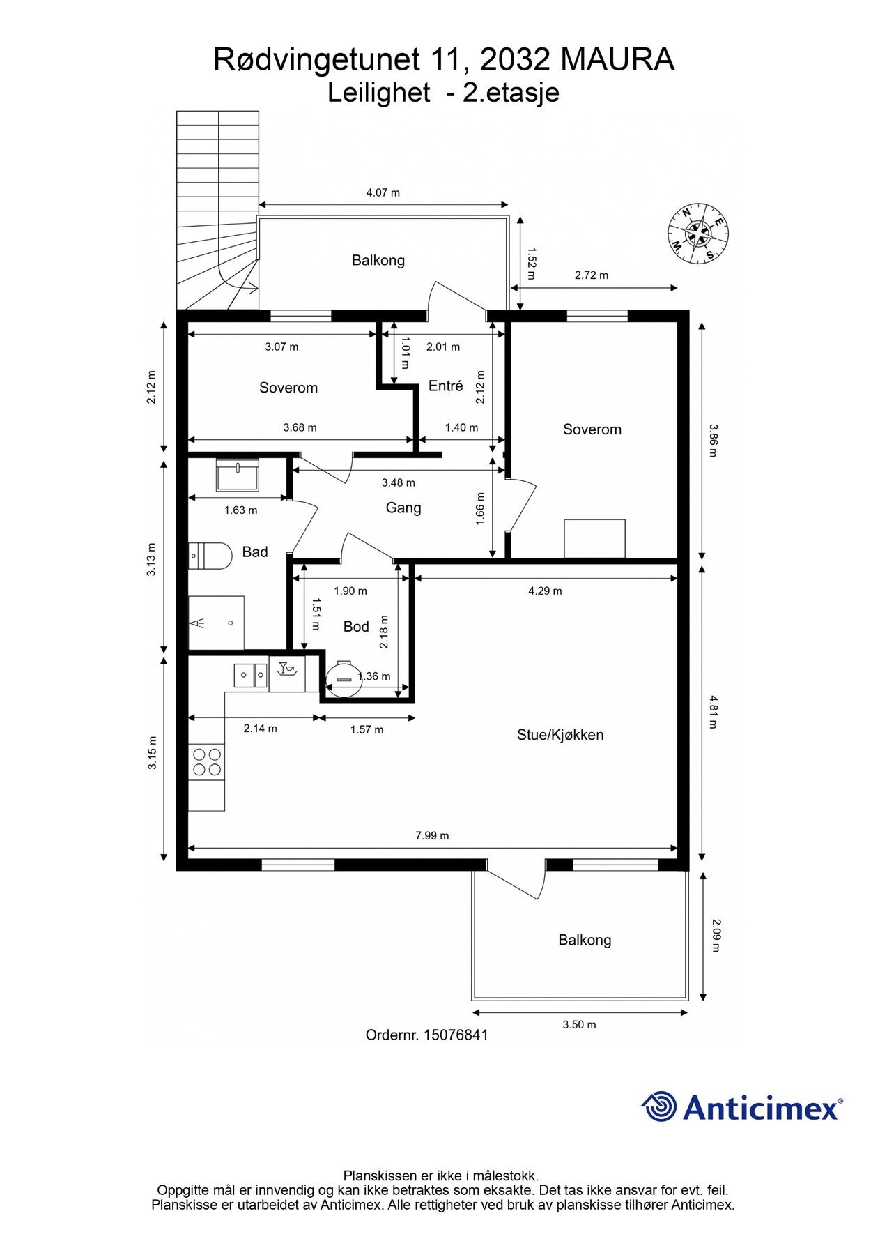 Plantegning Galleribilde