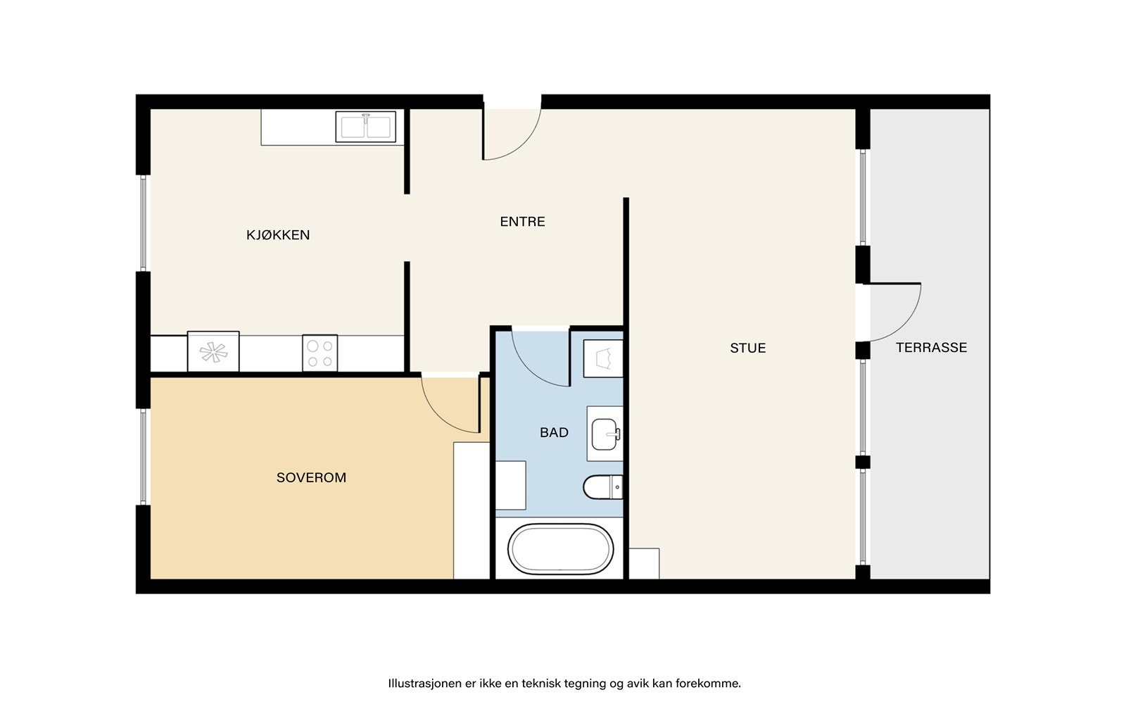 Plantegning 2.etasje. Galleribilde