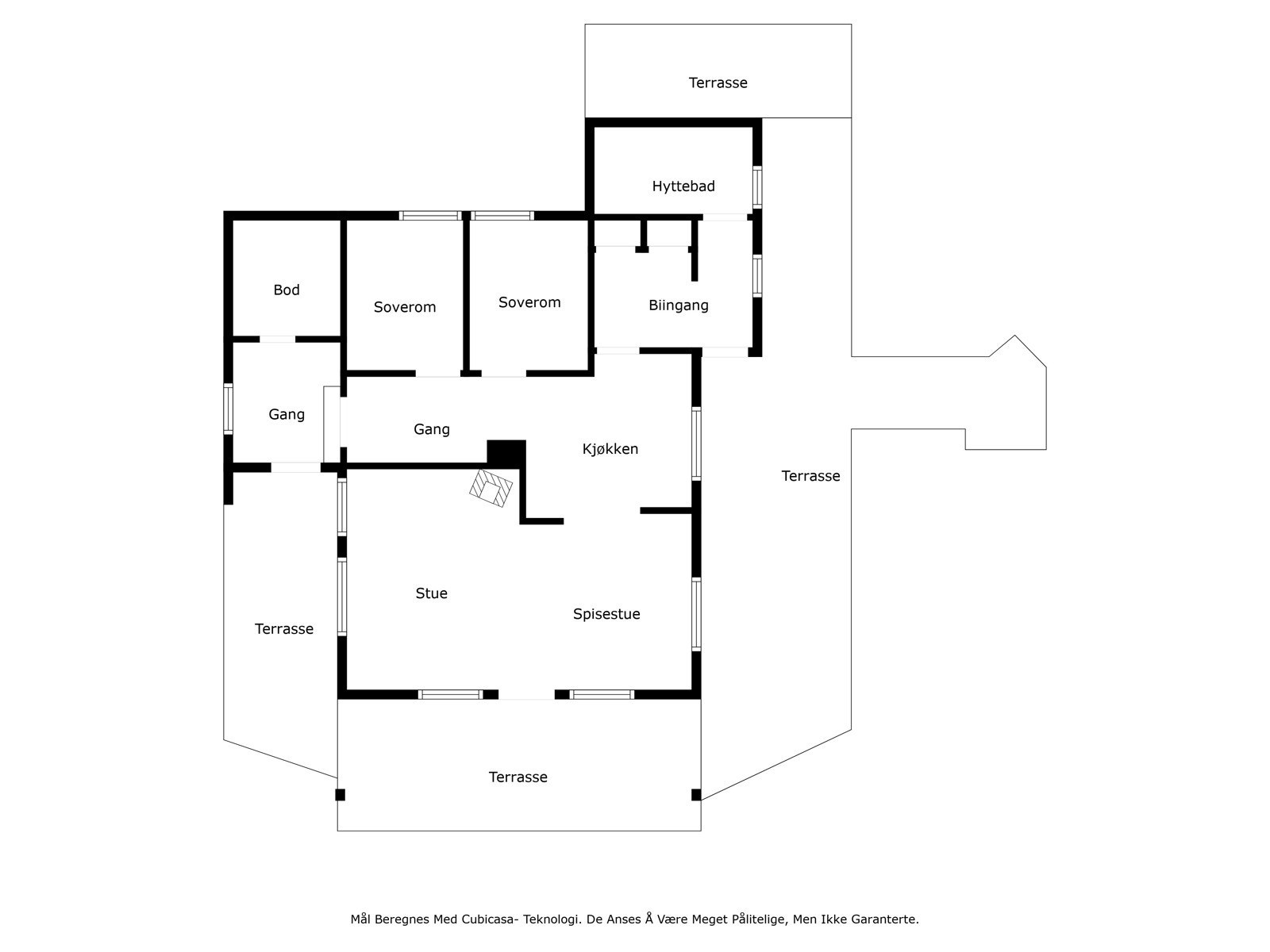 Plantegning Galleribilde