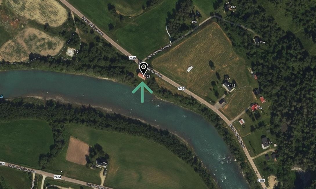 Oversiktsfoto kilde Kartverket.no Galleribilde