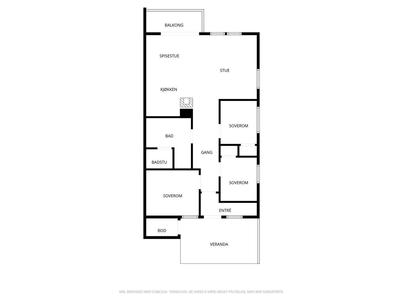 Plantegning Galleribilde