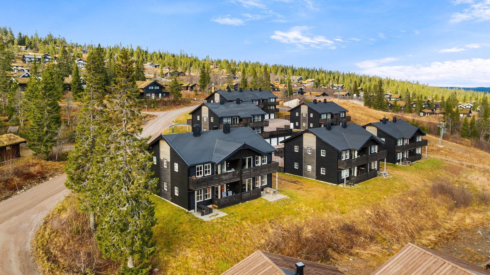 Leiligheten har ski in/ski out til alpinbakken Galleribilde