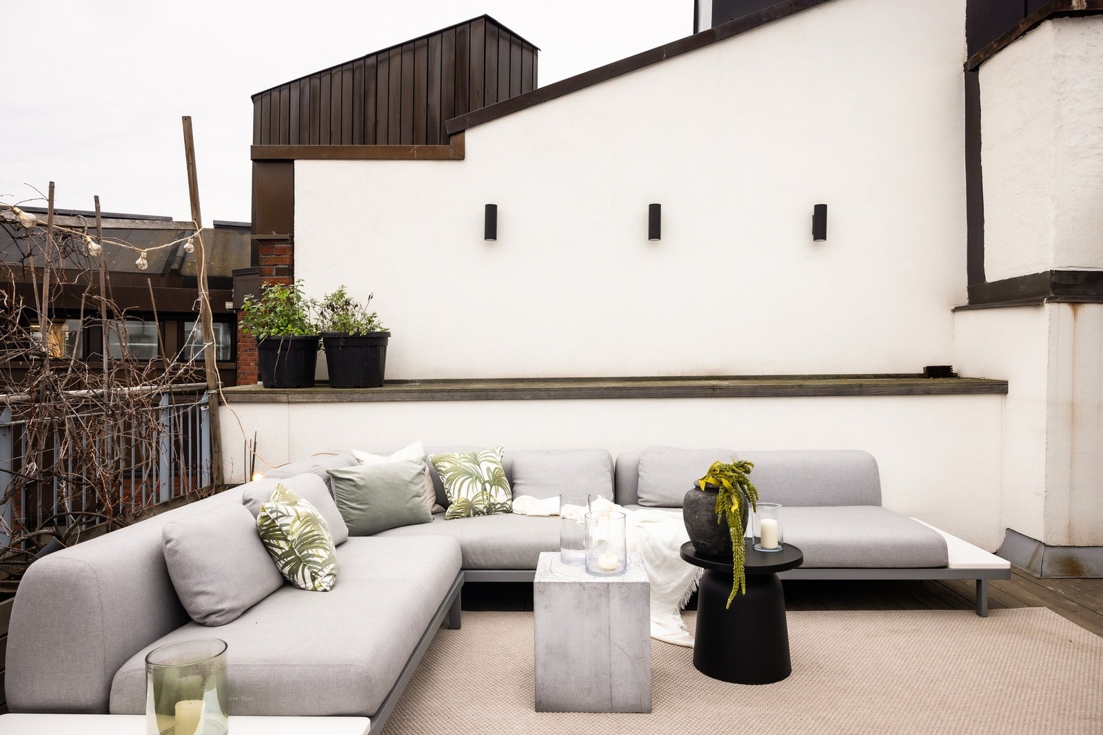 Plassbygde soner for avslapning i rolige omgivelser. Galleribilde