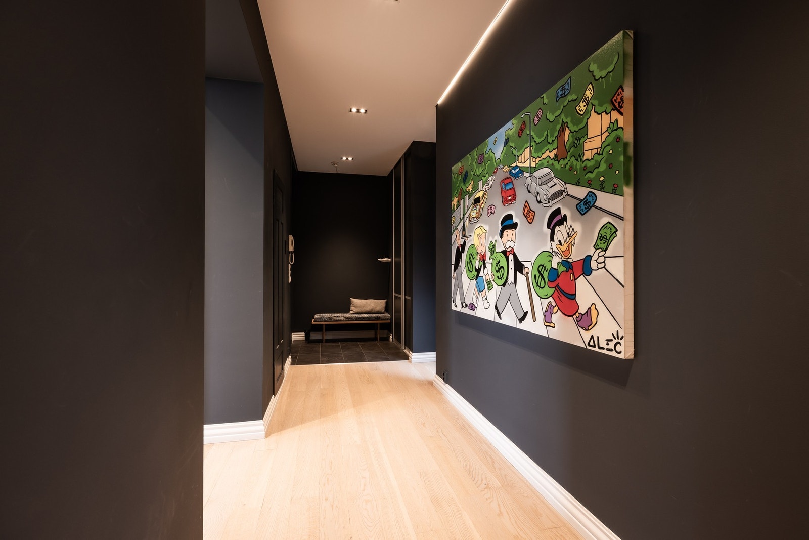 Innbydende inngangsparti. Galleribilde