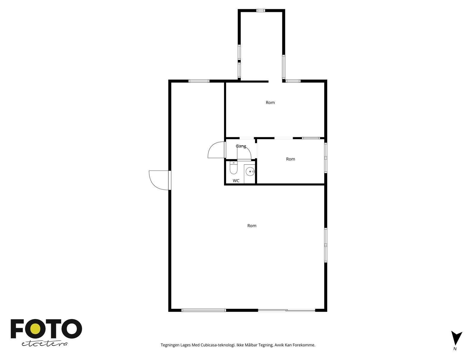 Isebakkeveien 125 - veiledende planskisse - ikke målbar Galleribilde