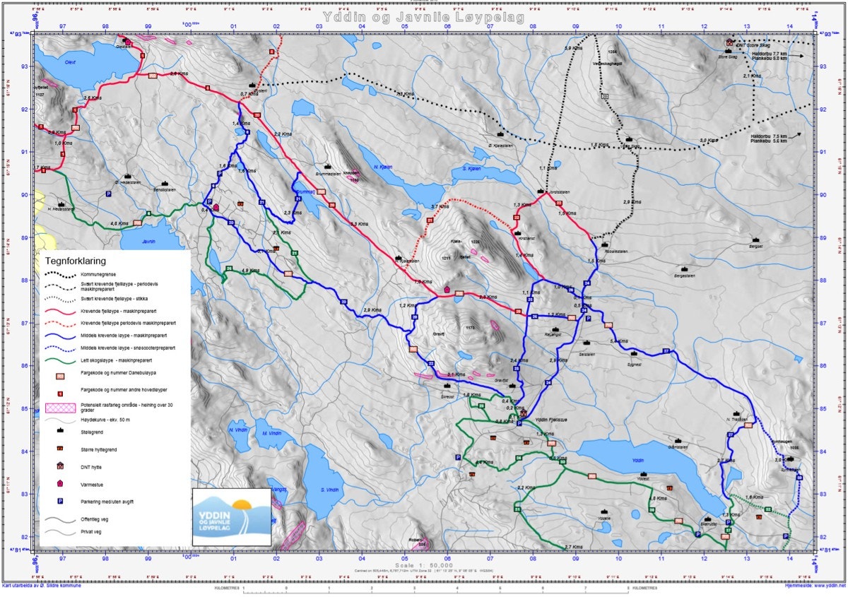 Løypekart Galleribilde