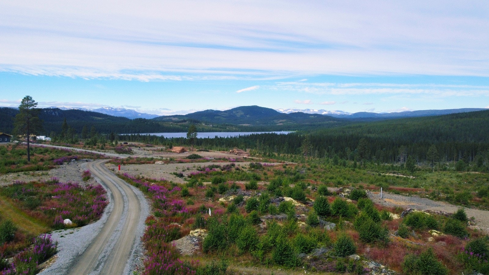 Vann, avløp og strøm er lagt til tomtegrensen Galleribilde
