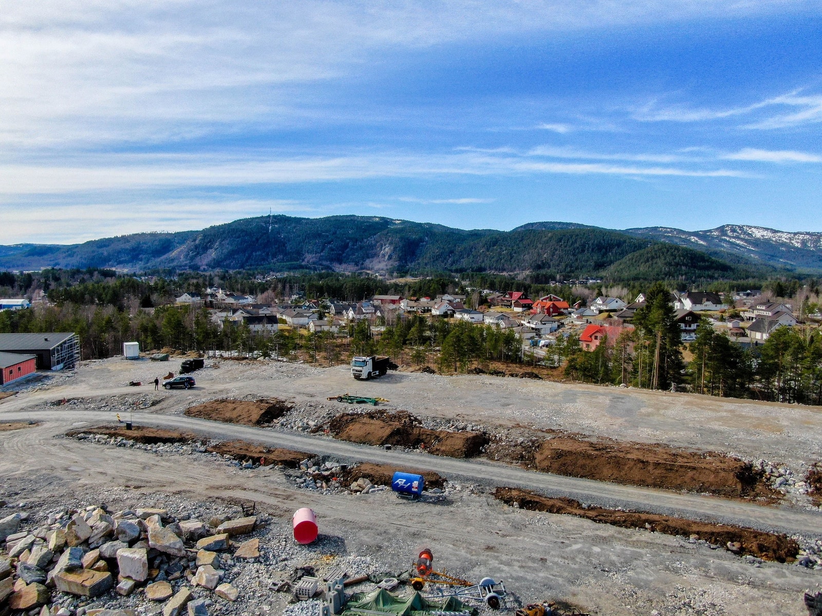 Dronebilde Galleribilde