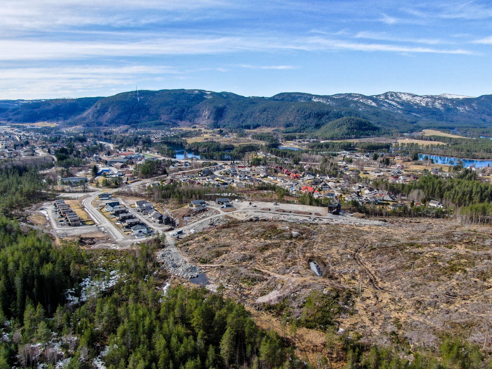 Dronebilde Galleribilde