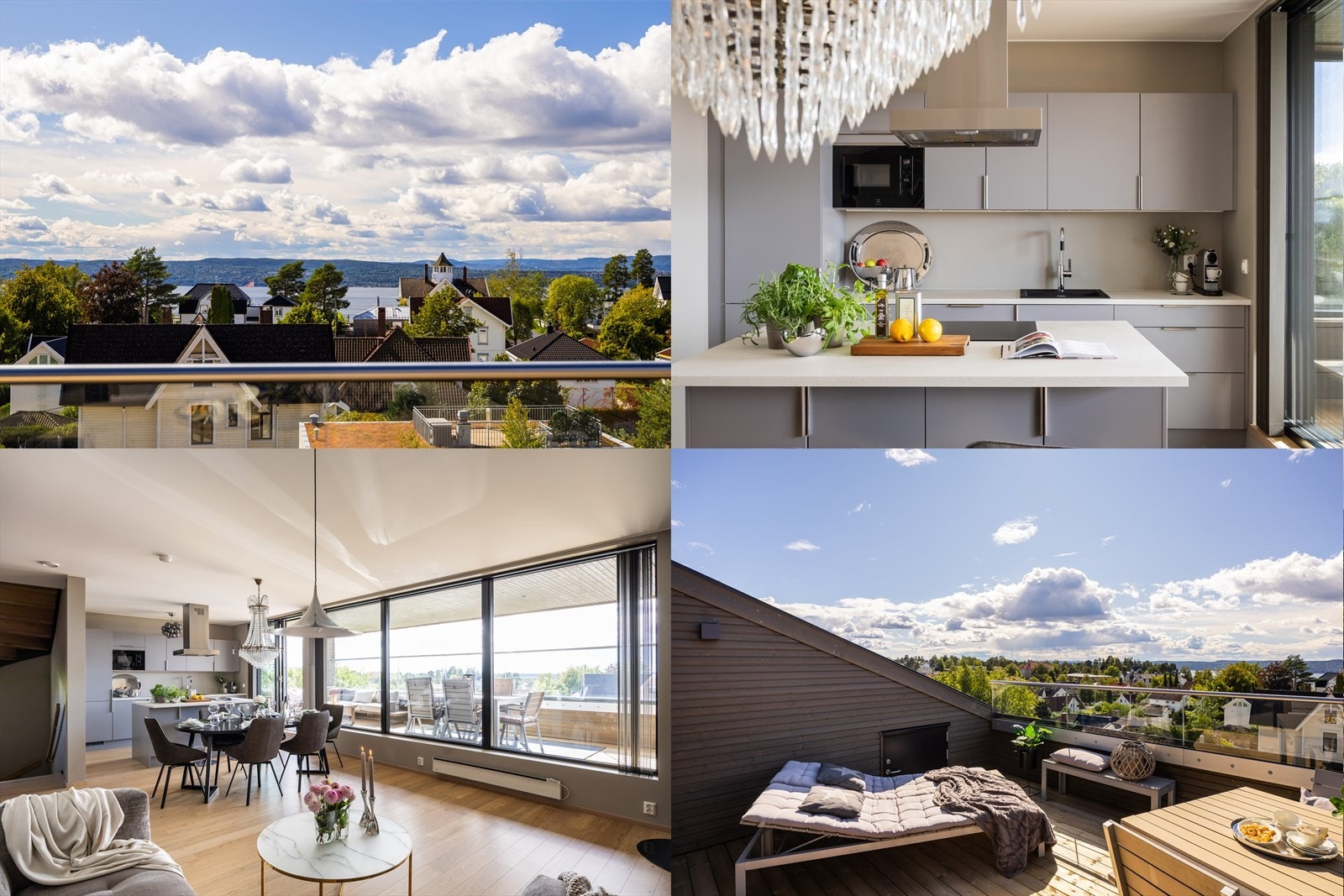 Velkommen til Ekebergveien 223 D - Boligen ligger flott til med fantastisk utsikt overnærområdet og sjøen Galleribilde