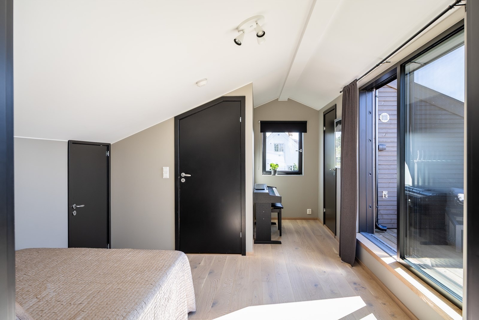 Loftplan med mulighet for et ekstra soverom Galleribilde