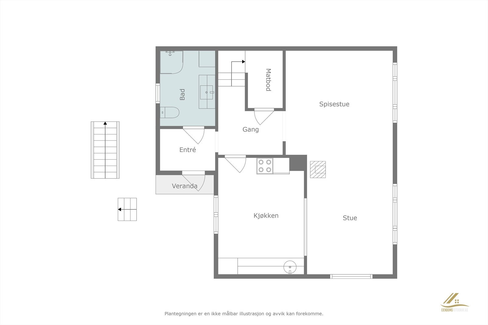 Plantegning Galleribilde