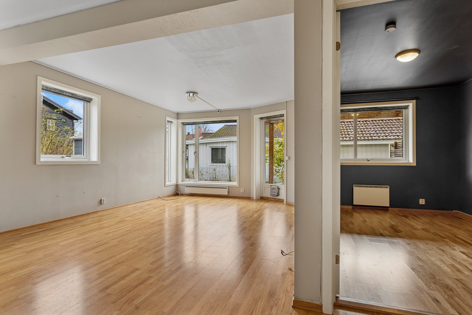 Boligen bærer preg av gode og gjennomtenkte material- og fargevalg i alle rom. Galleribilde