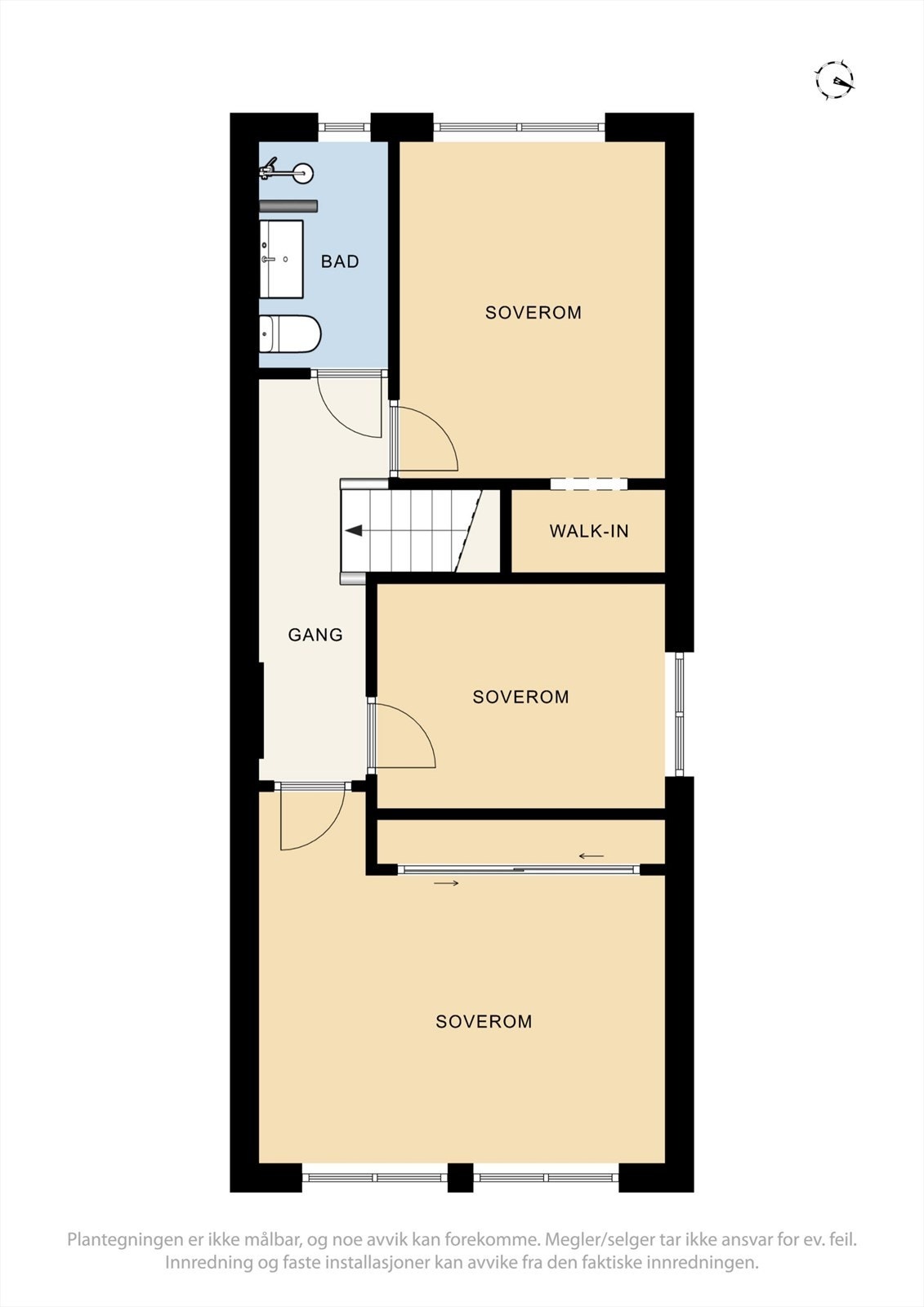 Plantegninger 2. etasje Galleribilde