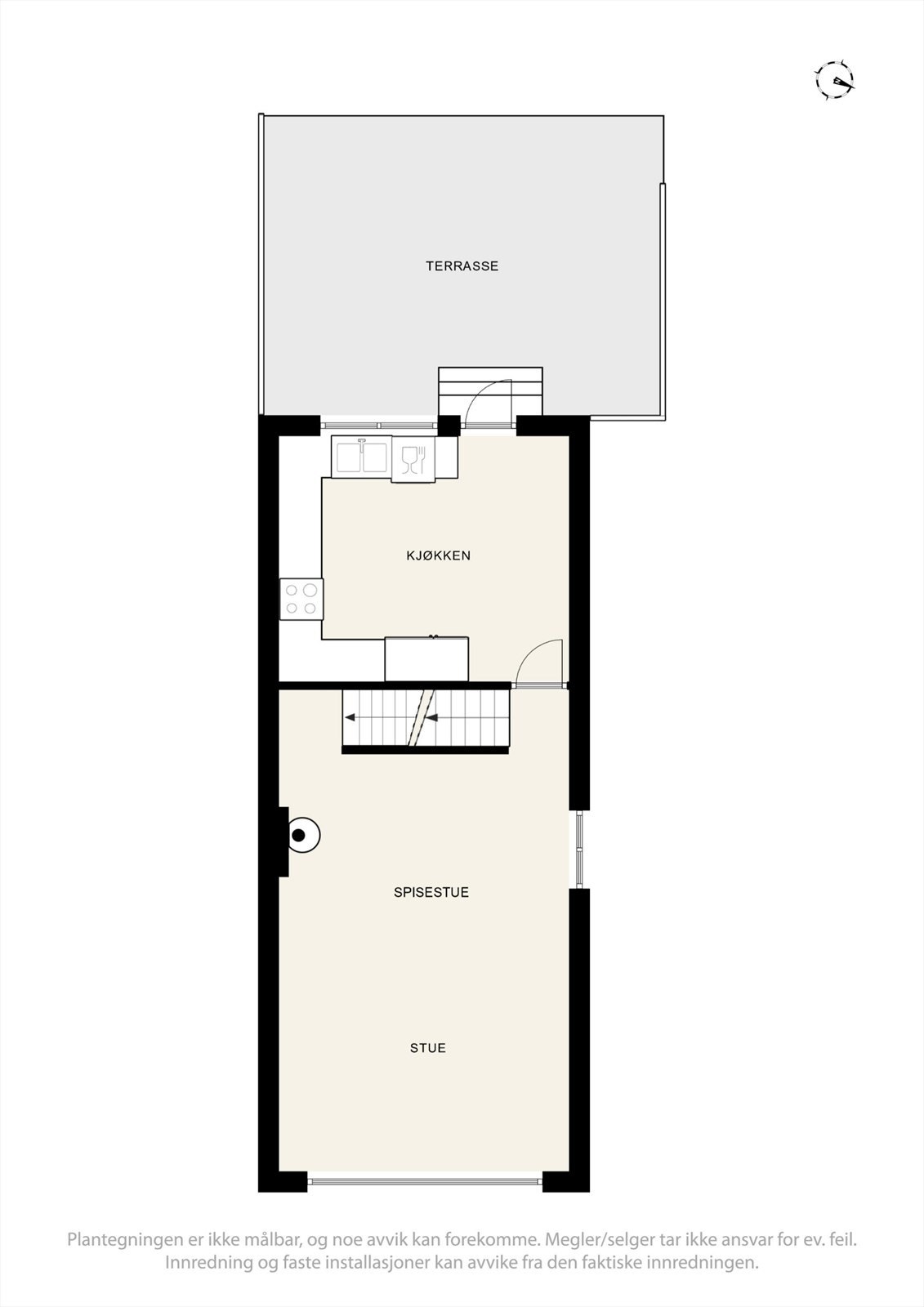 Plantegninger 1. etasje Galleribilde